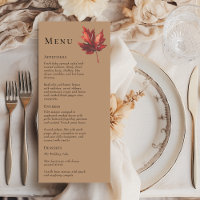 Mariage Simple Minimal Terracotta de Feuille d'Aut