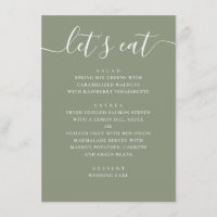 Mariage Vert Sauge | Écriture Moderne Minimaliste
