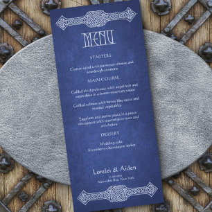 Menu Mariage Viking Celtic Gamer