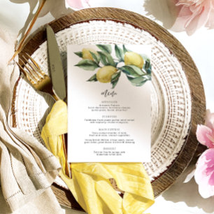 Menu & Merci Toscan Lemons