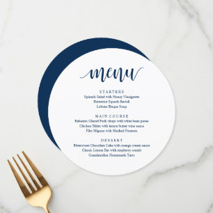 Menu Moderne Rustique, Mariage Elopement Dîner De Récep