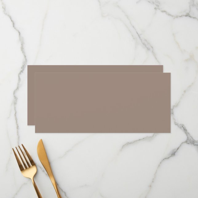 Menu mur marron avec (Devant/Arrière en situation)