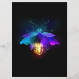 Menu Neon Firefly sur noir
