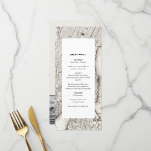 Menu New York City Destination Mariage NYC