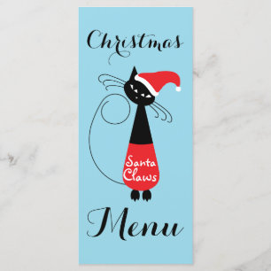 Menu Noël père Noël Claws