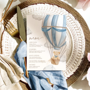 Menu Nous pouvons attendre le Baby shower