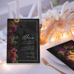 Menu Nuits Sultry Floral Mariage ID829
