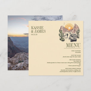 Menu Offroad Canyon Couple Mariage