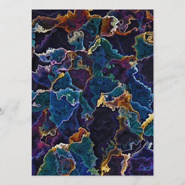 Menü "Oil Slick" Menükarte (Vorderseite)