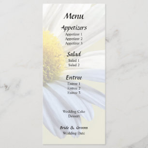 Menu Ombre et Lumière de Marguerite