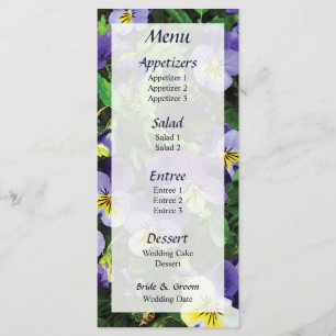Menu Pansies...