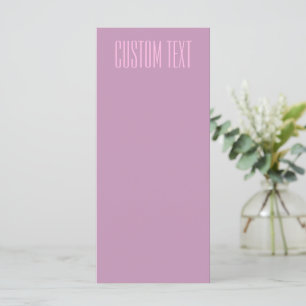 Menu Pastel Purple & Pink clair Texte modifiable mode