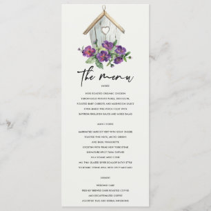 MENU PAYS BLANC MARIAGE FLEURIER RUSTIQUE