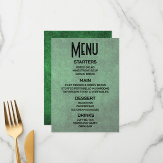 Menu Personnaliser - Créez votre propre texture verte g
