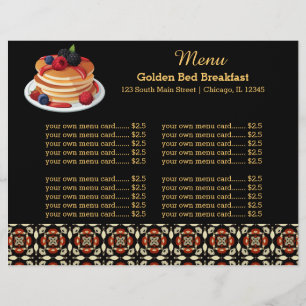 Menu Petit déjeuner