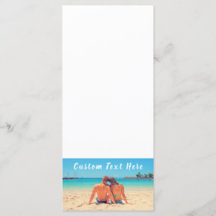 Menu Photo et texte personnalisés - Votre propre design