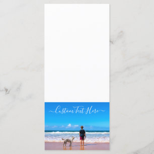 Menu Photo et texte personnalisés - Votre propre design