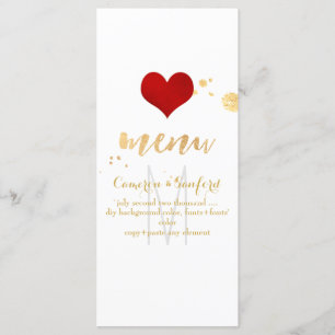 Menu PixDezines DO-IT-YOURSELF couleur/grand coeur