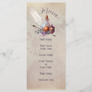 Menu plat Magic Owl Party