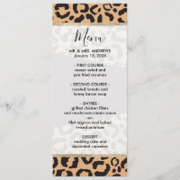 Poster de animal Leopard d'or noir moderne