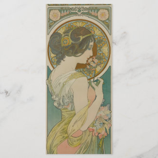 Menu Primrose par Alphonse Mucha (1899) Signet