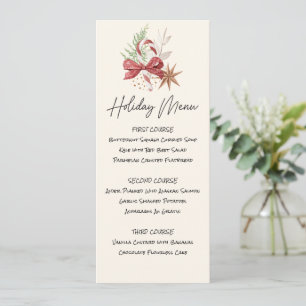 Menü "Printable Sweet Leckereien Holiday" Einladung