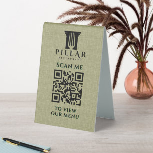 Menü "QR-Code" für das benutzerdefinierte Logo "Sa Tischaufsteller