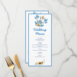 Menu Réception de mariage