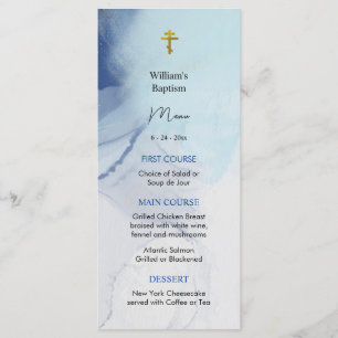 Menu Rivières de l'eau vive Baptême chrétien orthodoxe