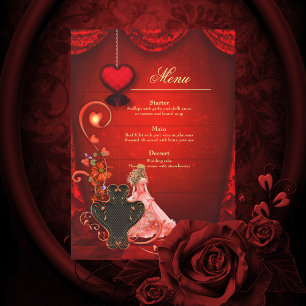 Menu Romance gothique