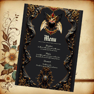 Menu Romance gothique, Dans l'ombre de l'amour.