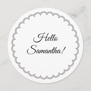 Menu Rond Moderne Frontale