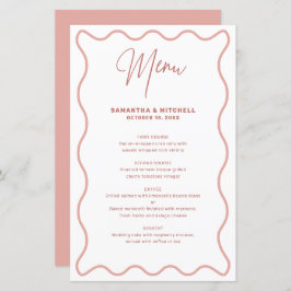 Menü "Rosa und Weiße Grenze"