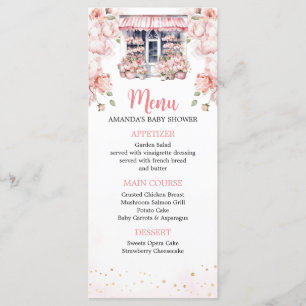 Menu Rose rousse Elle est hors de la Fête des mariées d