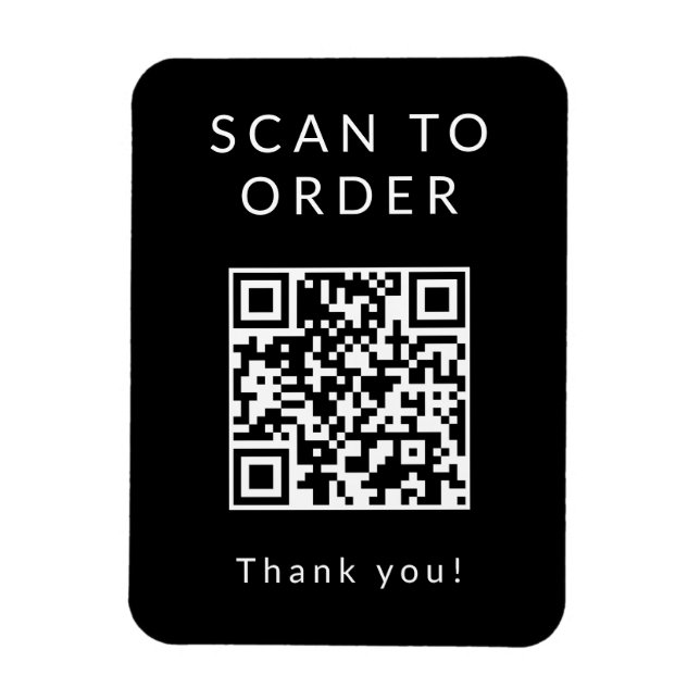 Menü "Scan QR Code" Magnet (Vertikal)
