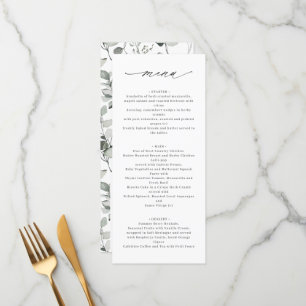 Menu simple