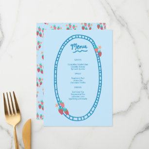 Menu Soirée de mariage pour Baby shower nuptial à base 
