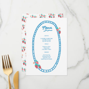 Menu Soirée de mariage pour Baby shower nuptial à base