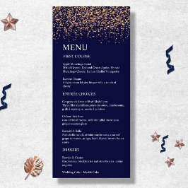 Menu Stardust or Rose de la marine romantique