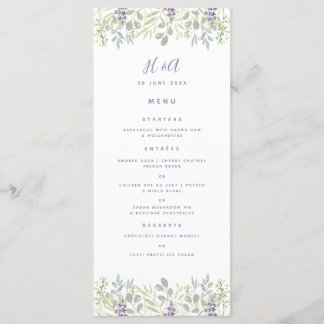 Menu Style rustique Mariage vert olive petit déjeuner