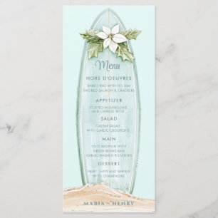 Menu Surf de Noël   Plage d'hiver