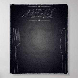 Menu Tableau Noir
