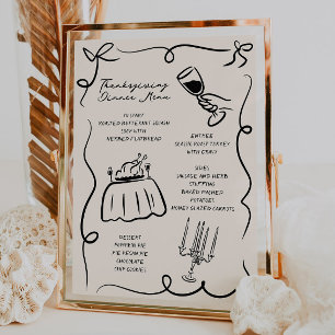 Menu Thanksgiving main Whimsical