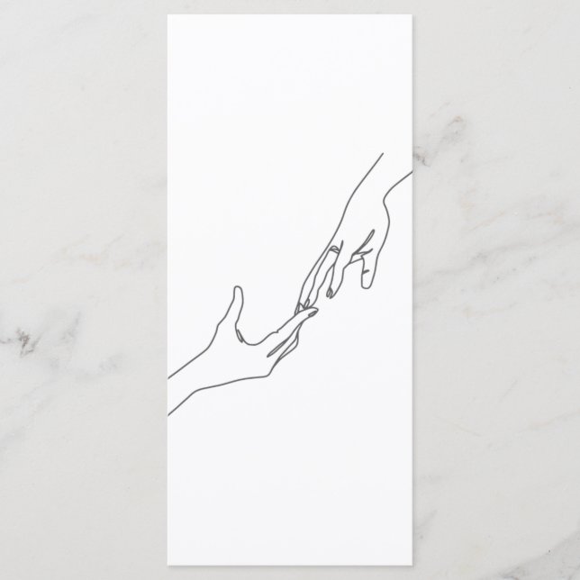 Menu Tiens ma main ! (Devant)