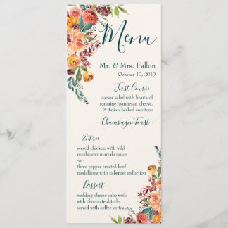 Menu Tomber amoureux