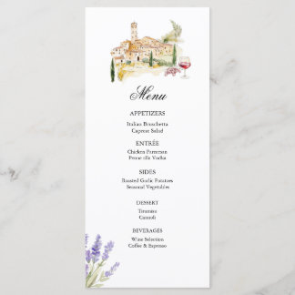 Menu Toscane Italie | Nourriture Italienne | Dîner de R