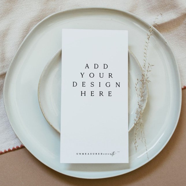 Menü und Programmausdruck Dankeskarte (Von Creator hochgeladen)