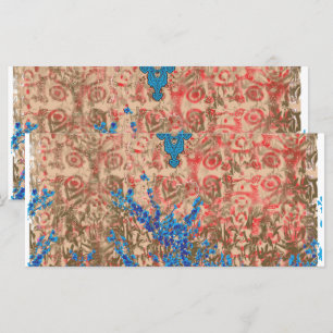 Menu une image d'une écharpe bleue et beige