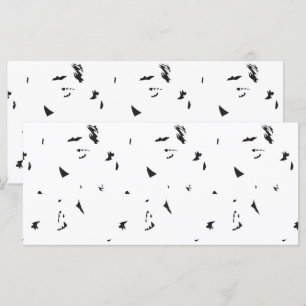 Menu une photo en noir et blanc d'un vol d'oiseaux