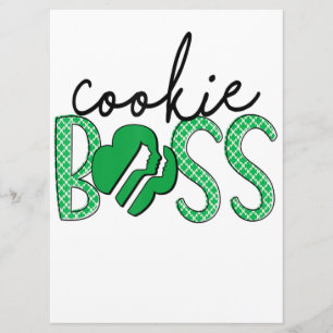 Menu Vendeuse de biscuits Girl Scout Cookie Boss